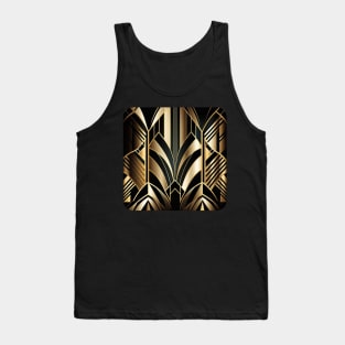 Black and Gold Tank Top